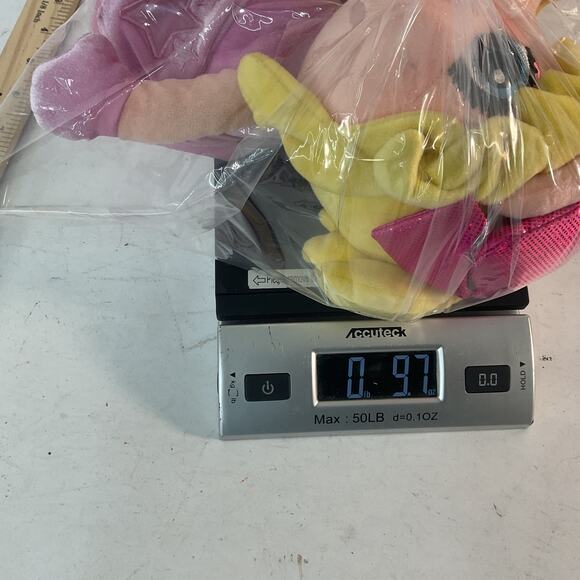 Disney Muppets Muppet Miss Piggy in Pink Dress Character Plush Dolls Preowned - Picture 6 of 7